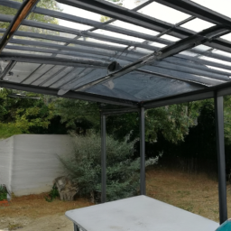 Aménagement de pergola avec fermeture loggia en PVC Francheville